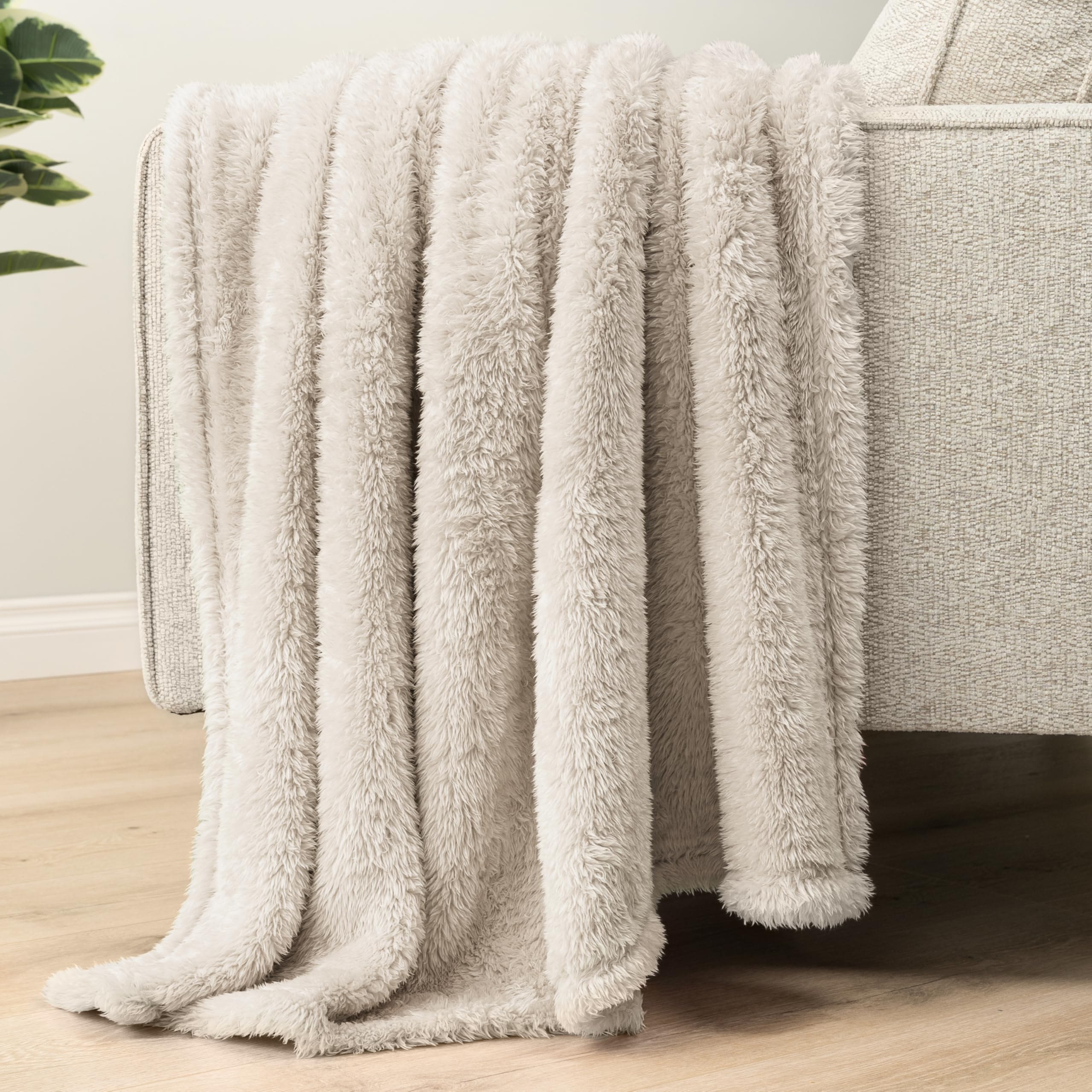 Blanket Blanket - Light weight Throw Push Blanket(Beige, 50'' x 60'')