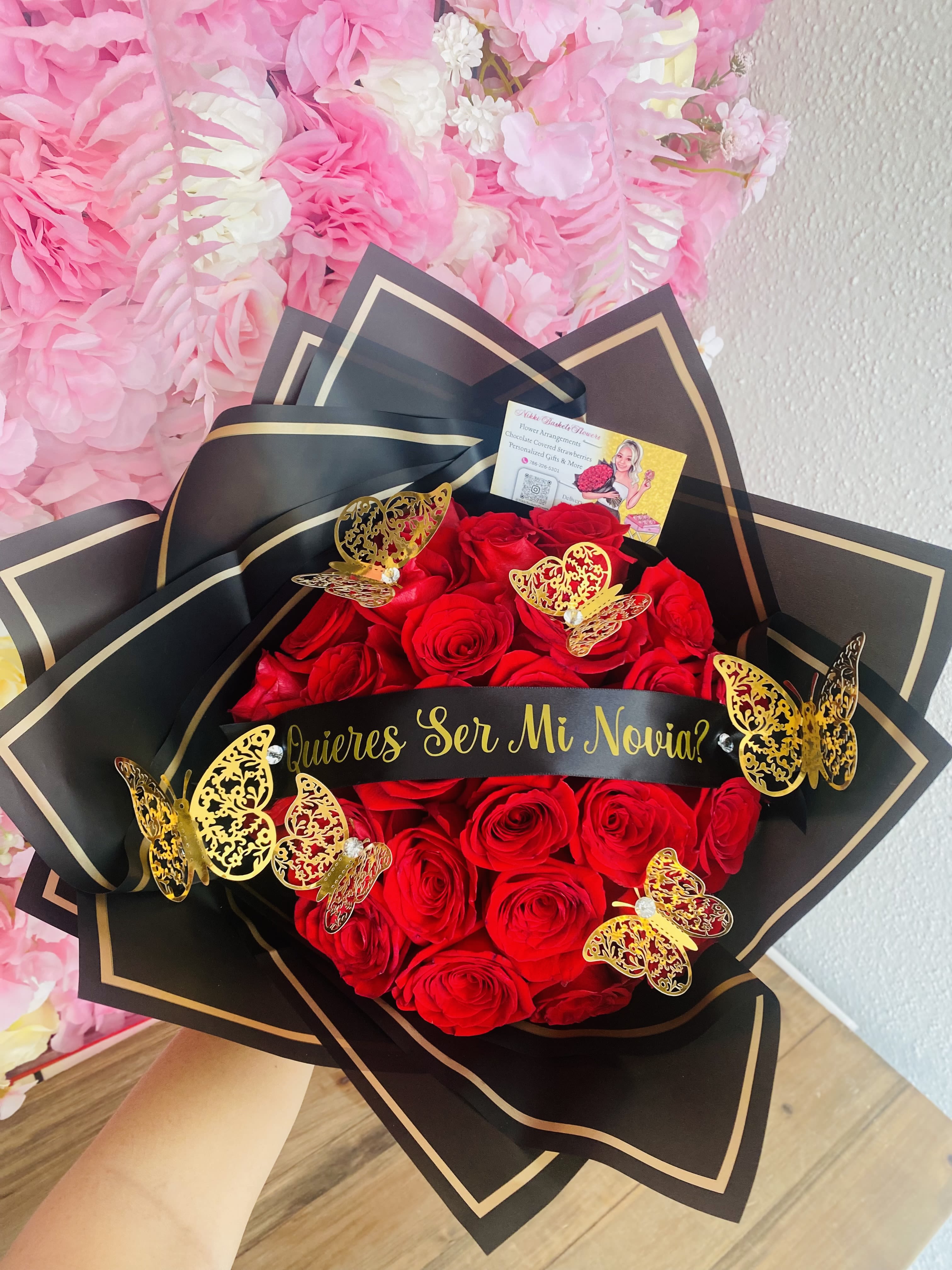 Quieres Ser Mi Novia Ramo - A great way to ask her if she wants to be your girlfriend 