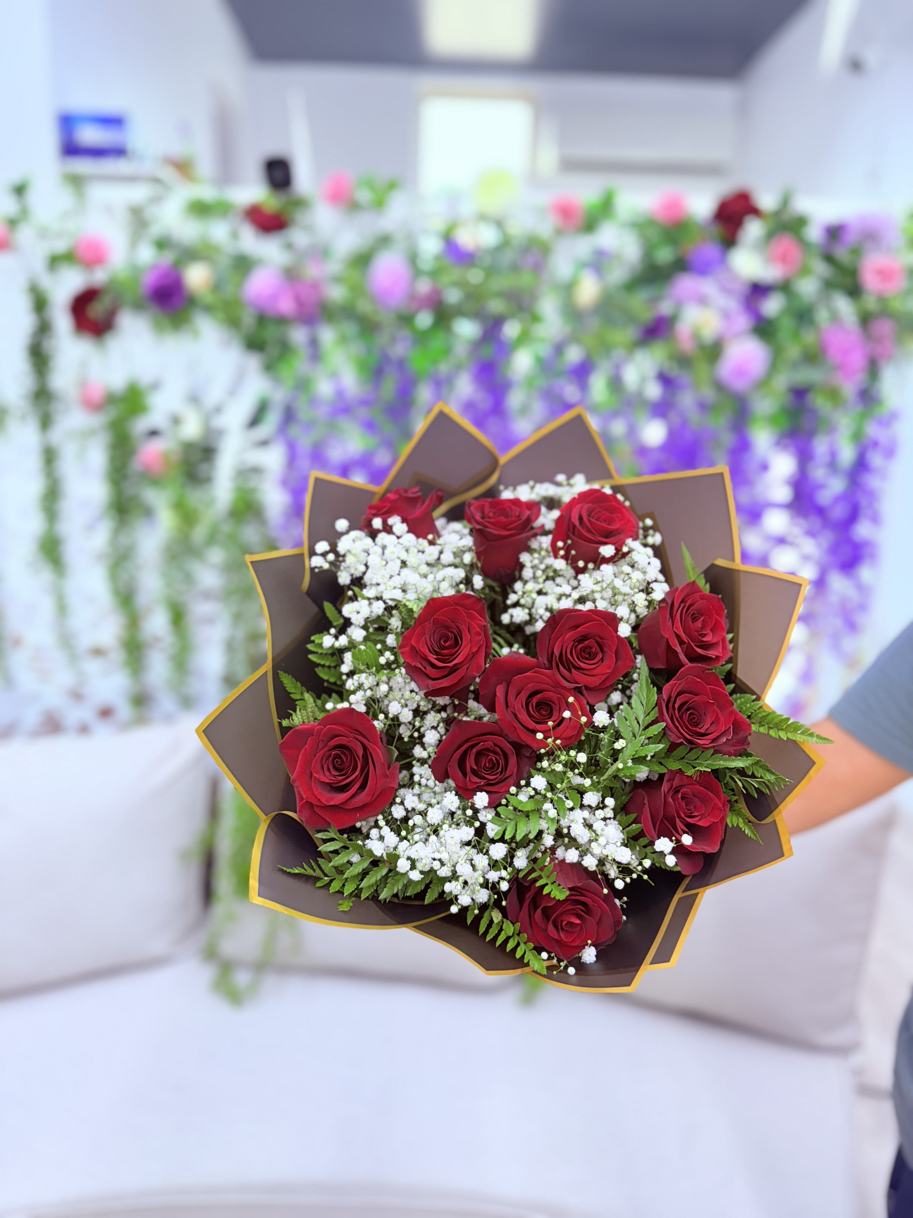 One Dozen Red Roses One Dozen Red Roses - This beautiful bouquet contains 1dozen of Red Rose with arranged greenery