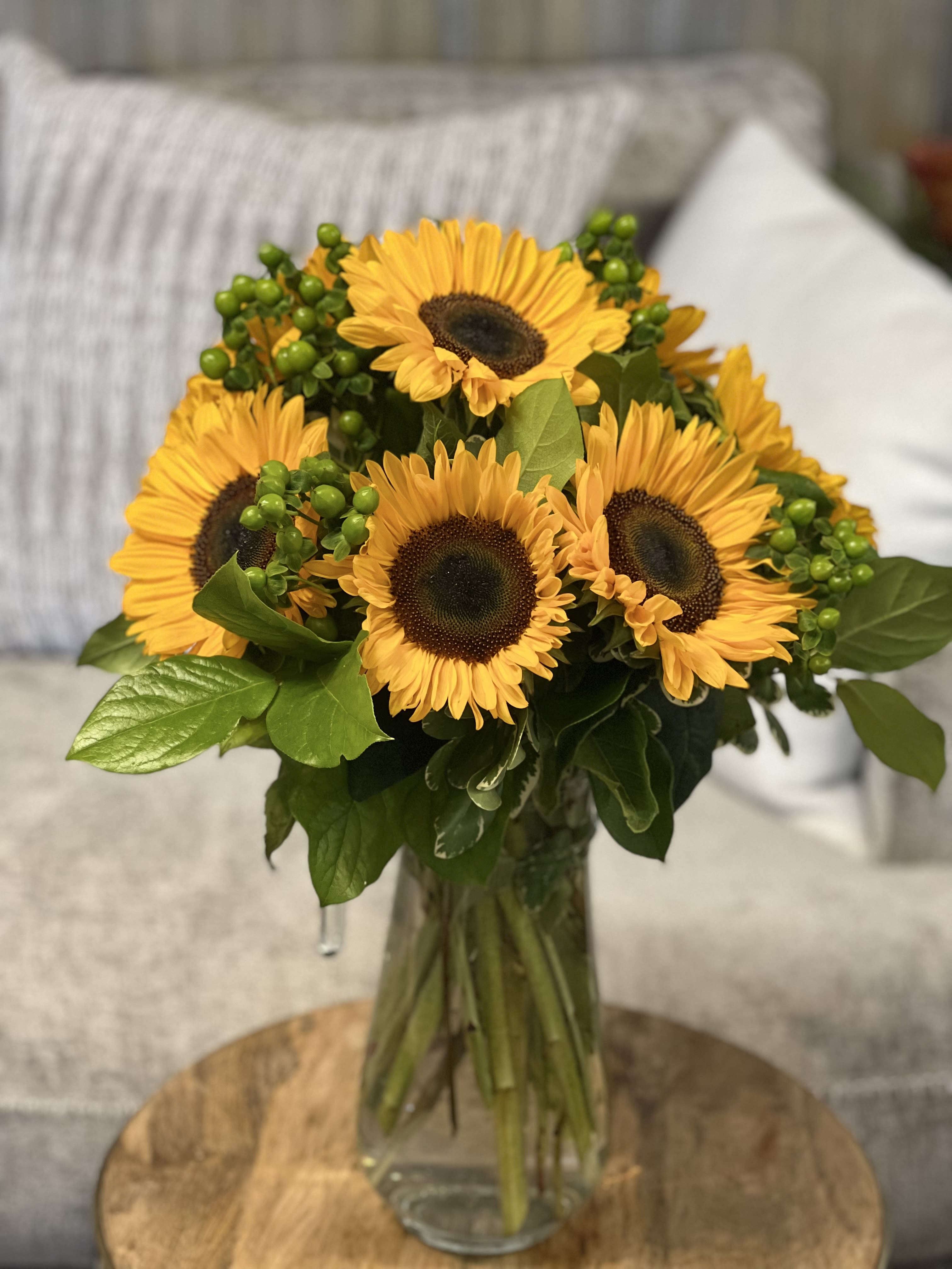 Sunny Dreams Sunny Dreams - THIS PITCHER OF SUN IS SURE TO SEND POSITIVITY TO THE TALLEST, STRONGEST, BRIGHTEST BLOOM IN THE FIELD. (image subject to substitutions depending on availability; color scheme and over all feel of arrangement is similar as possible)
