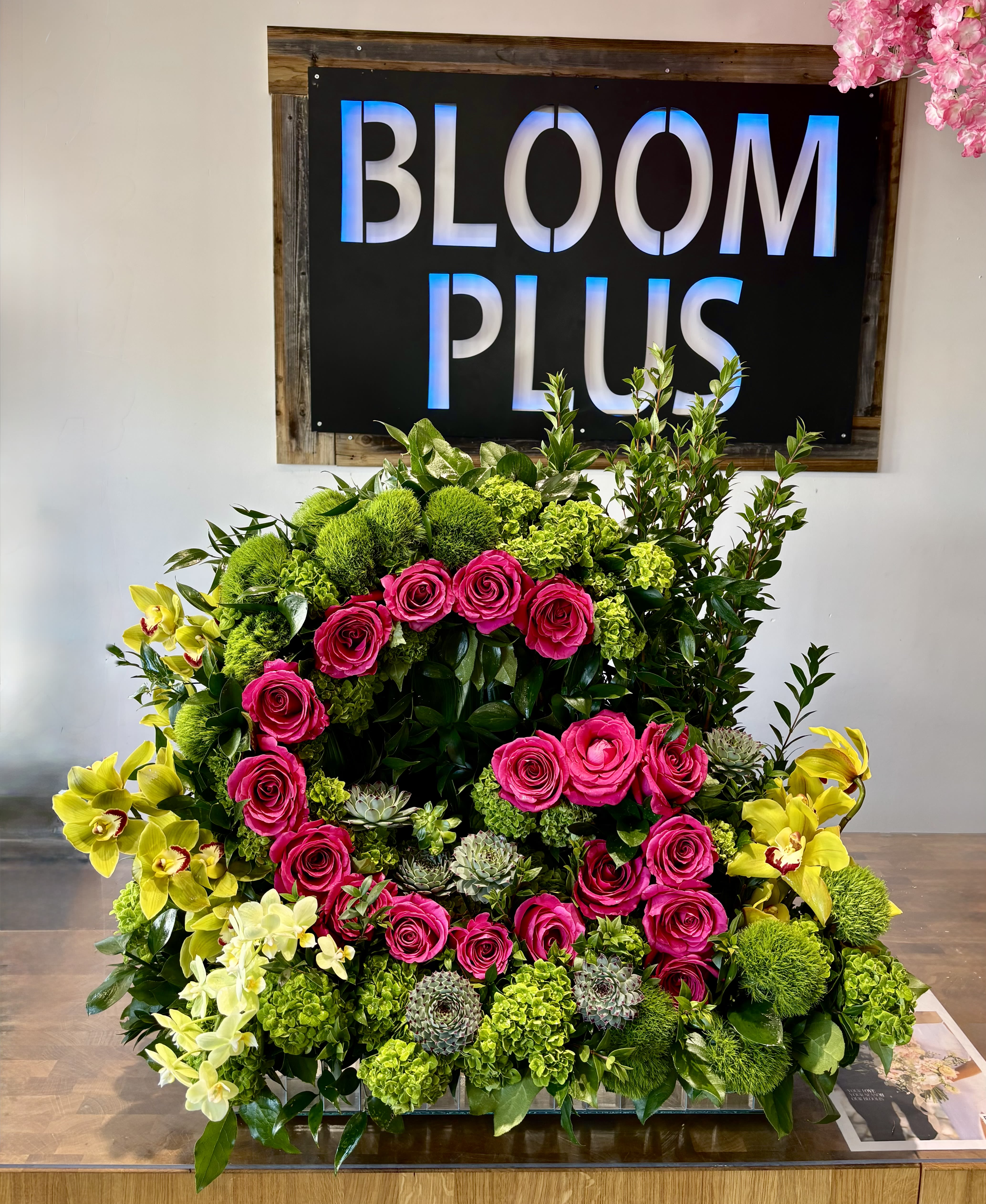 Luxe Letter Blooms Luxe Letter Blooms - Custom floral initials made with roses (any color), lush greens, hydrangeas, and succulents. Whether you’re celebrating a milestone, gifting something unforgettable, or elevating your event decor, these custom floral letters make a bold and timeless impression.