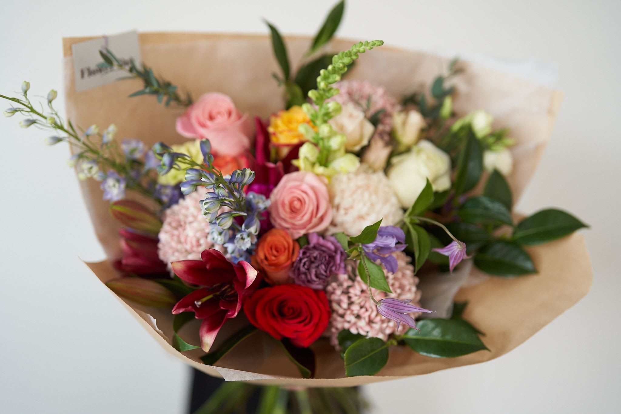 Sun Shine - *The selection of blooms varies seasonally* *The photo shows only a sample of the color palette and style. The final arrangement will be similar to the photo but will have unique and distinctive characteristics* 