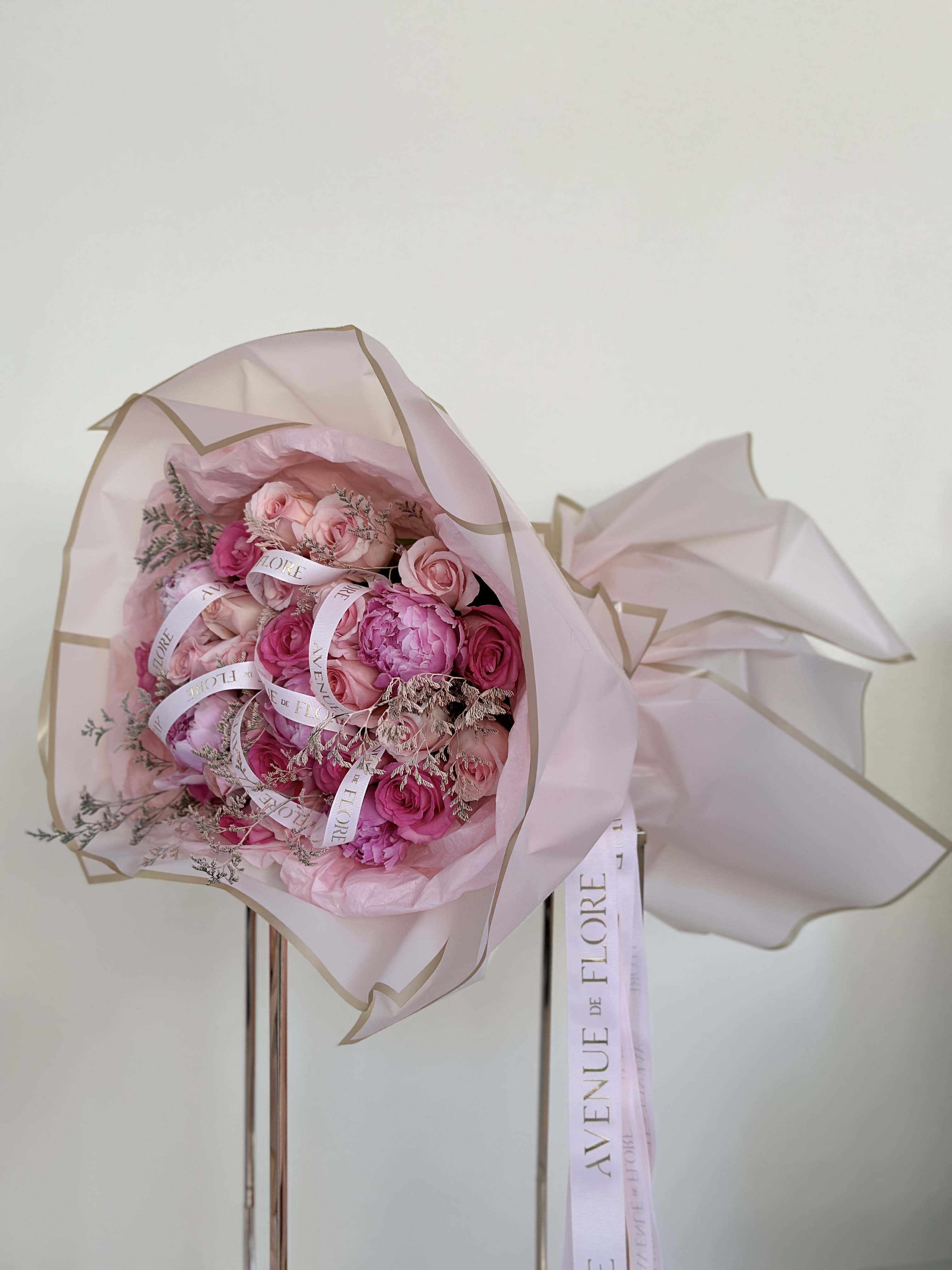 Full of Love Bouquet - Add a pop of pretty to any day with our Full of Love Bouquet! Packed with pink roses and fluffy peonies, this arrangement is the ultimate mix of sweet and sophisticated. Whether you're celebrating a special moment or just want to brighten someone's day, this bouquet is sure to bring a smile!