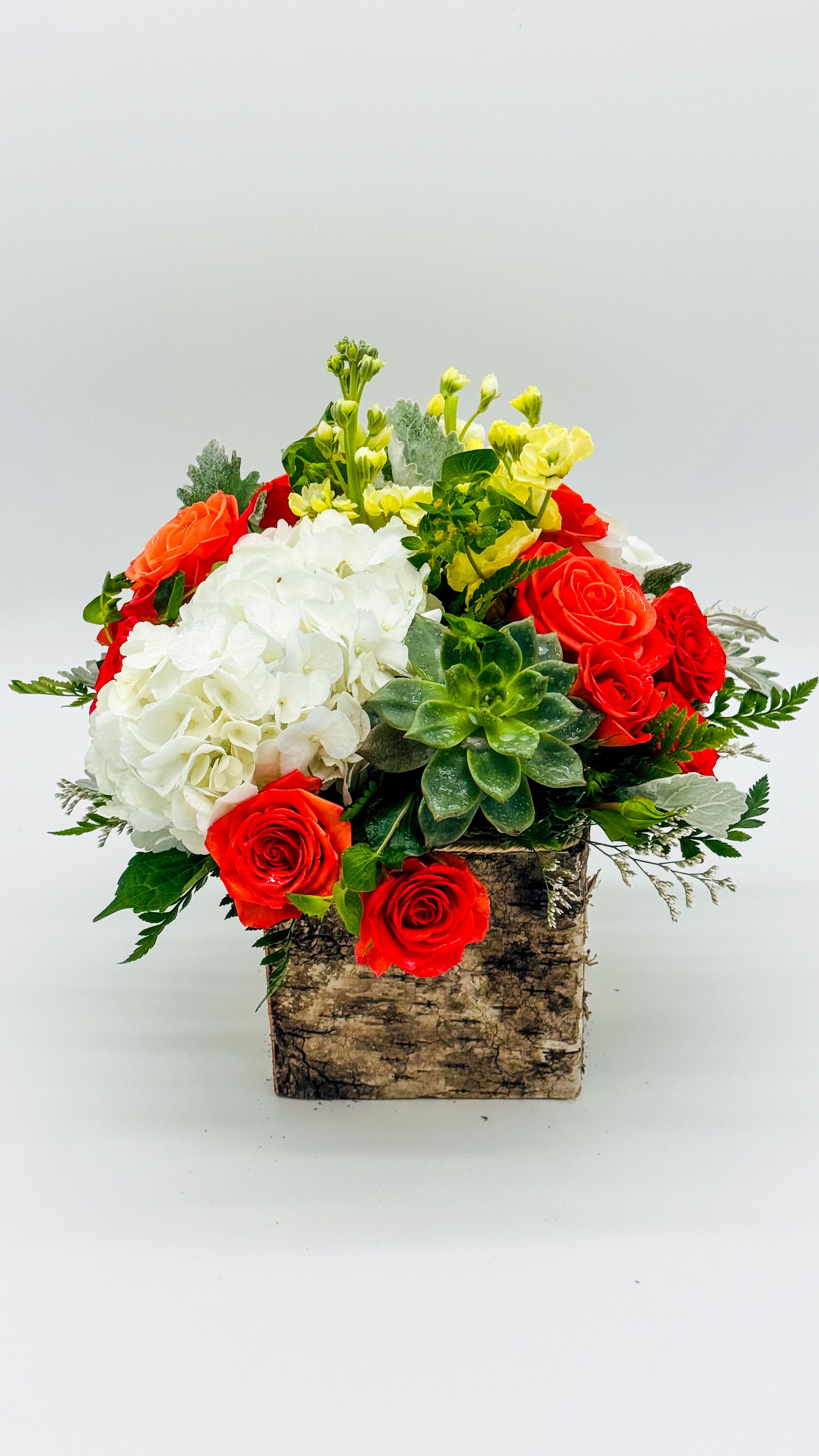 Natural Beauty Natural Beauty - Absolutely Beautiful Mix Arrangement With Succulent the container may change but the same value
