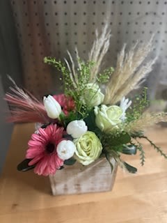 Boho Chic - Similar to Boho Breeze. We will add more texture and pop's of color to create a fun celebration or thinking of you bouquet.