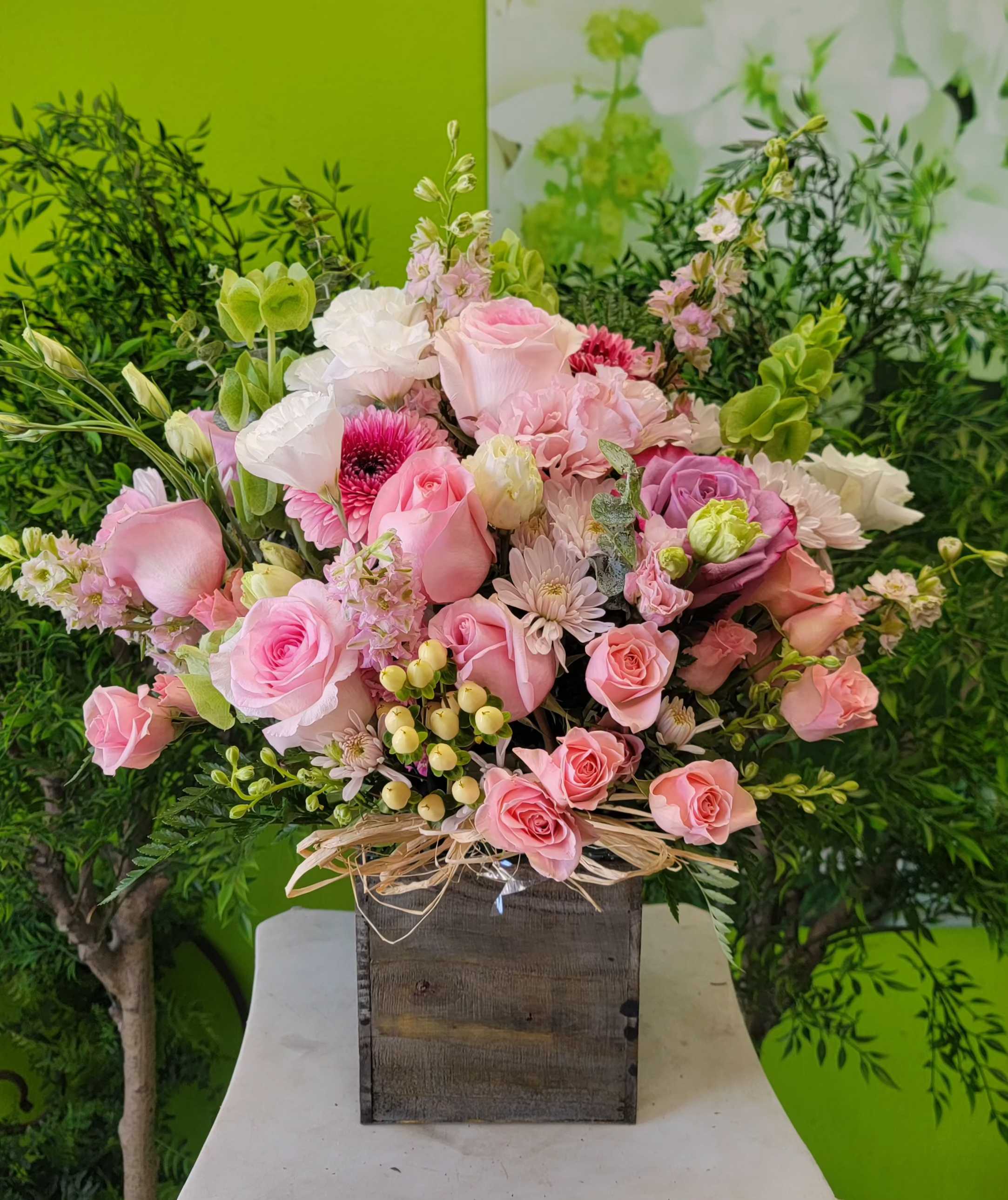 Pink Vibe - 15in w x 15in h