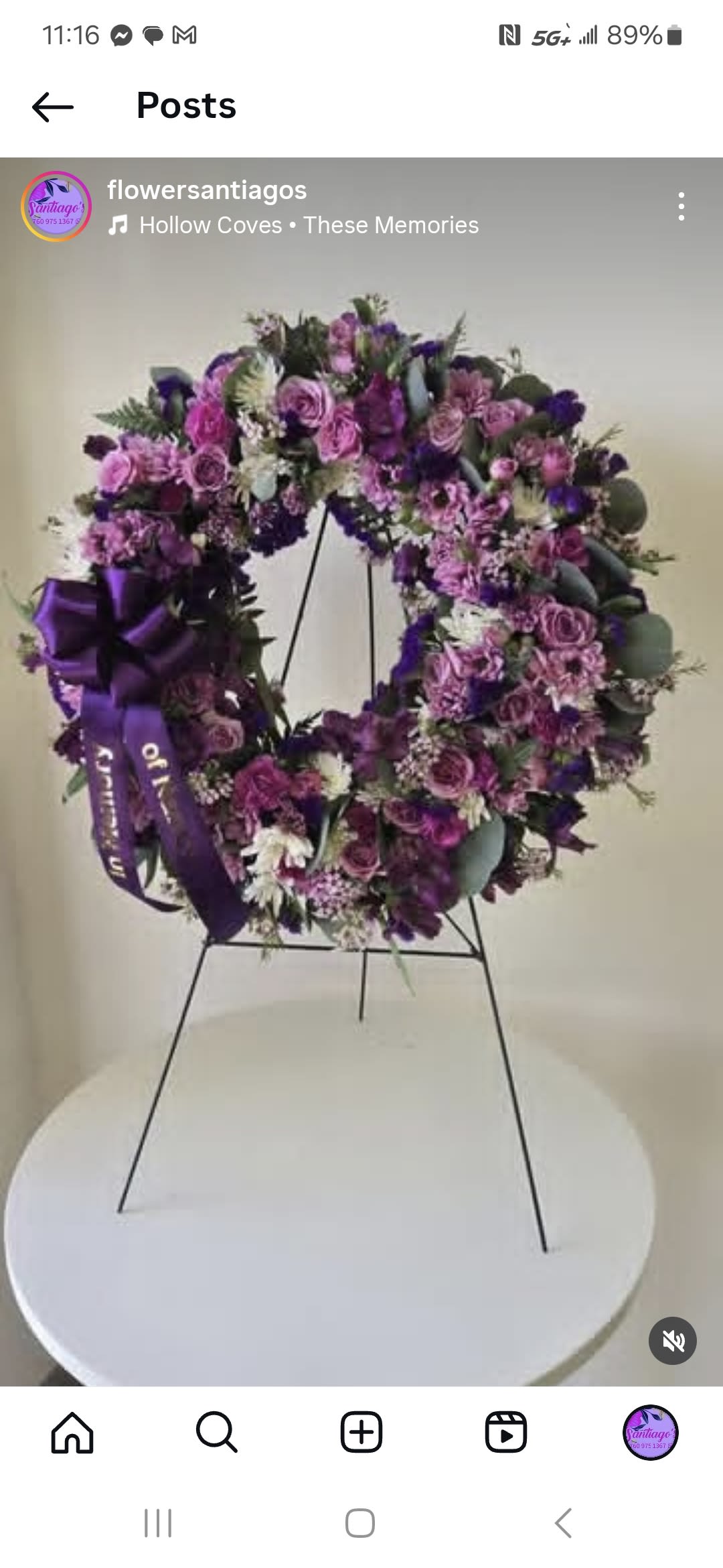 Purple memories Purple memories - Purple flower for sympathy