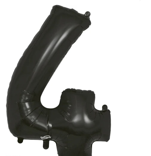 Black 34in "4" Black 34in "4" - Black 34in "1" add to any stuffed animal, box of chocolates, floral or balloon bouquet