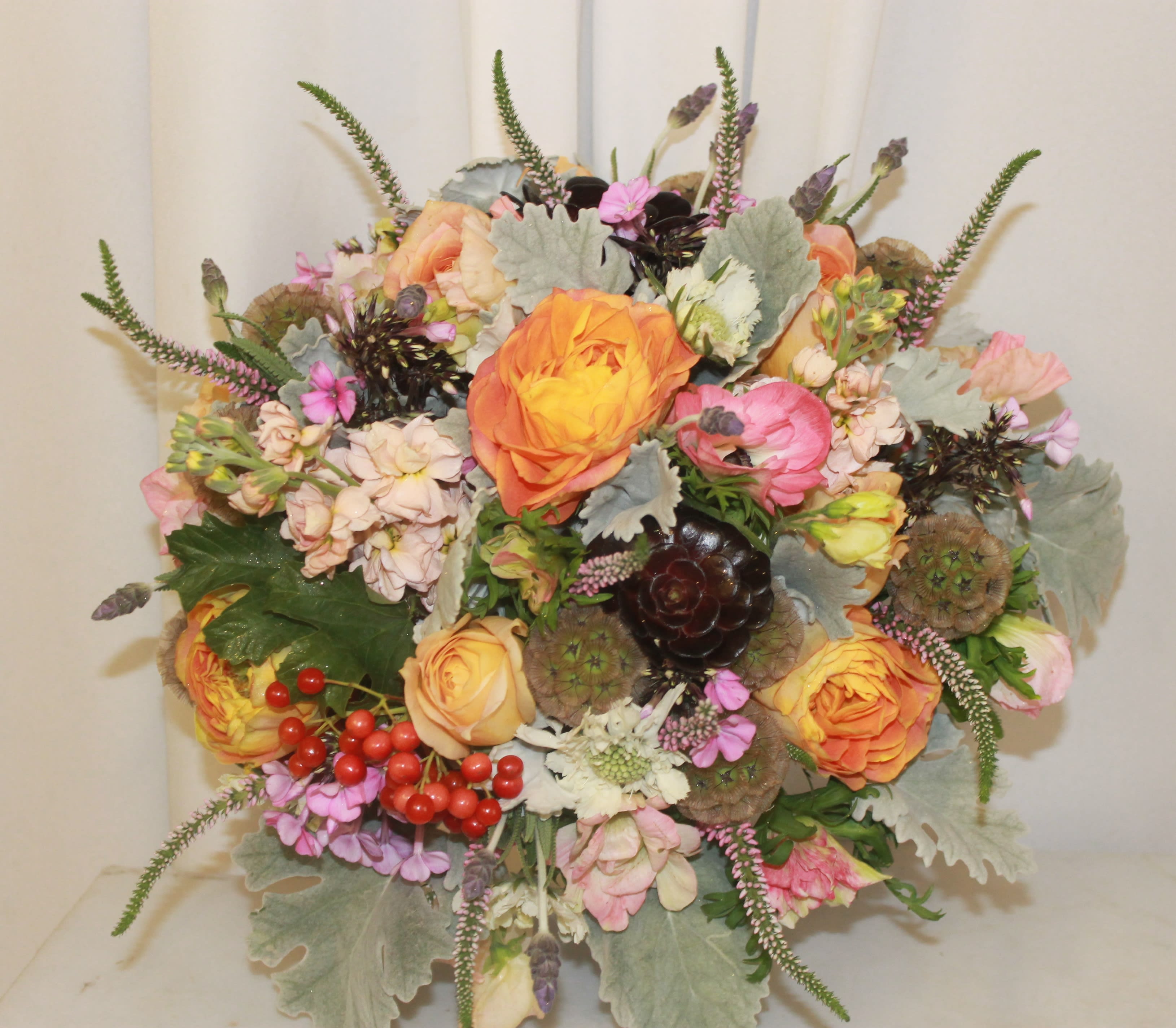 Marvel Marvel - Beautiful mixed bridal bouquet for a unique bride!