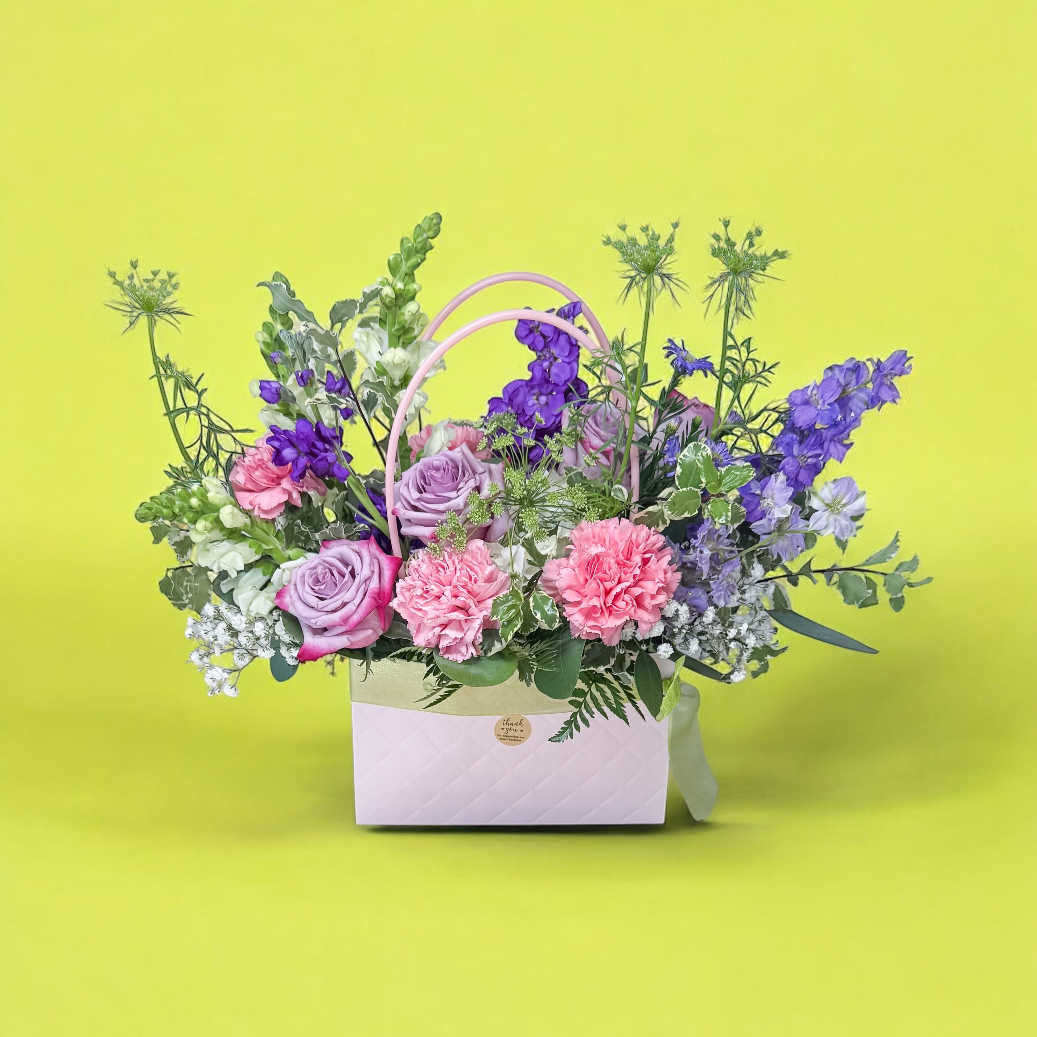Lavender Purse - Elegant and modern floral purse