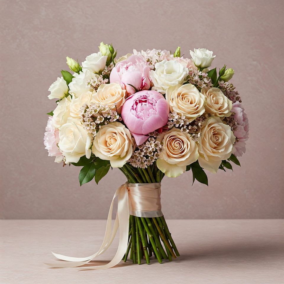 Cascade Bouquet Cascade Bouquet - Each of our floral arrangements is thoughtfully handcrafted and presented as shown, ensuring you receive the same timeless beauty and care we design in every piece”
