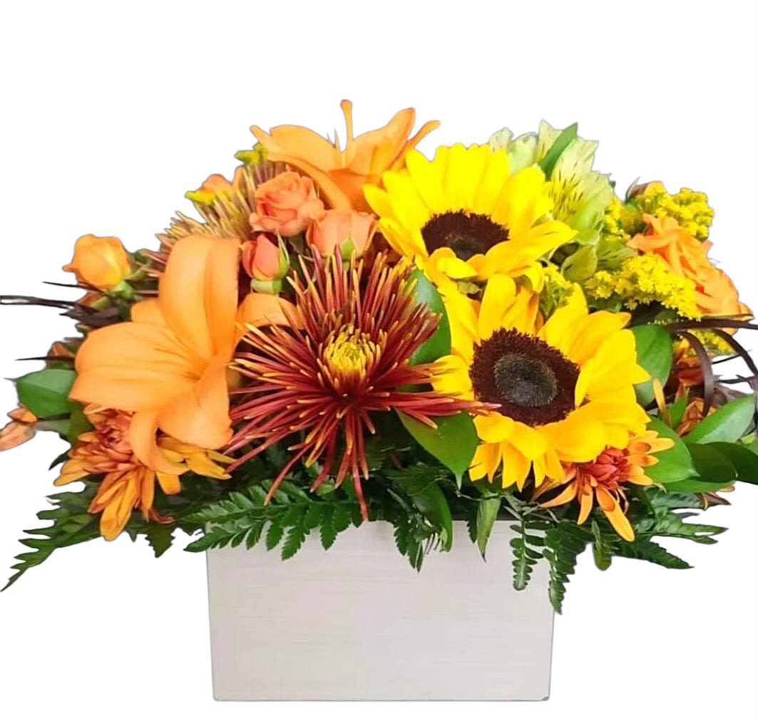 Golden Hour Bouquet - The bouquet pictured reflects our original design for this product.  While we always try to follow the color palette, we may replace stems to deliver the freshest bouquet possible.