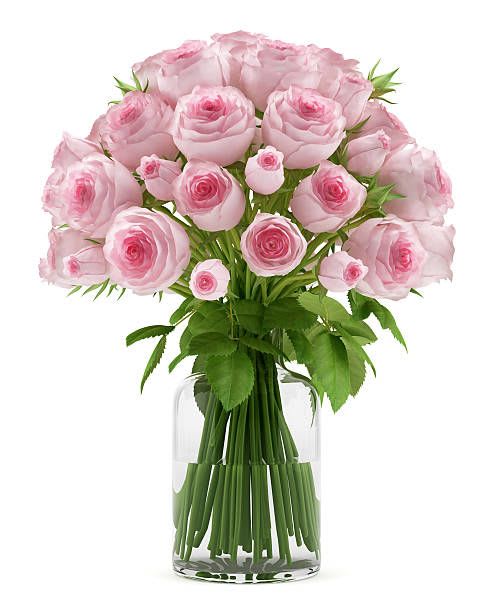 Love Forever and Ever - Sweet Love Poem, soft pink roses with seasonal foliage