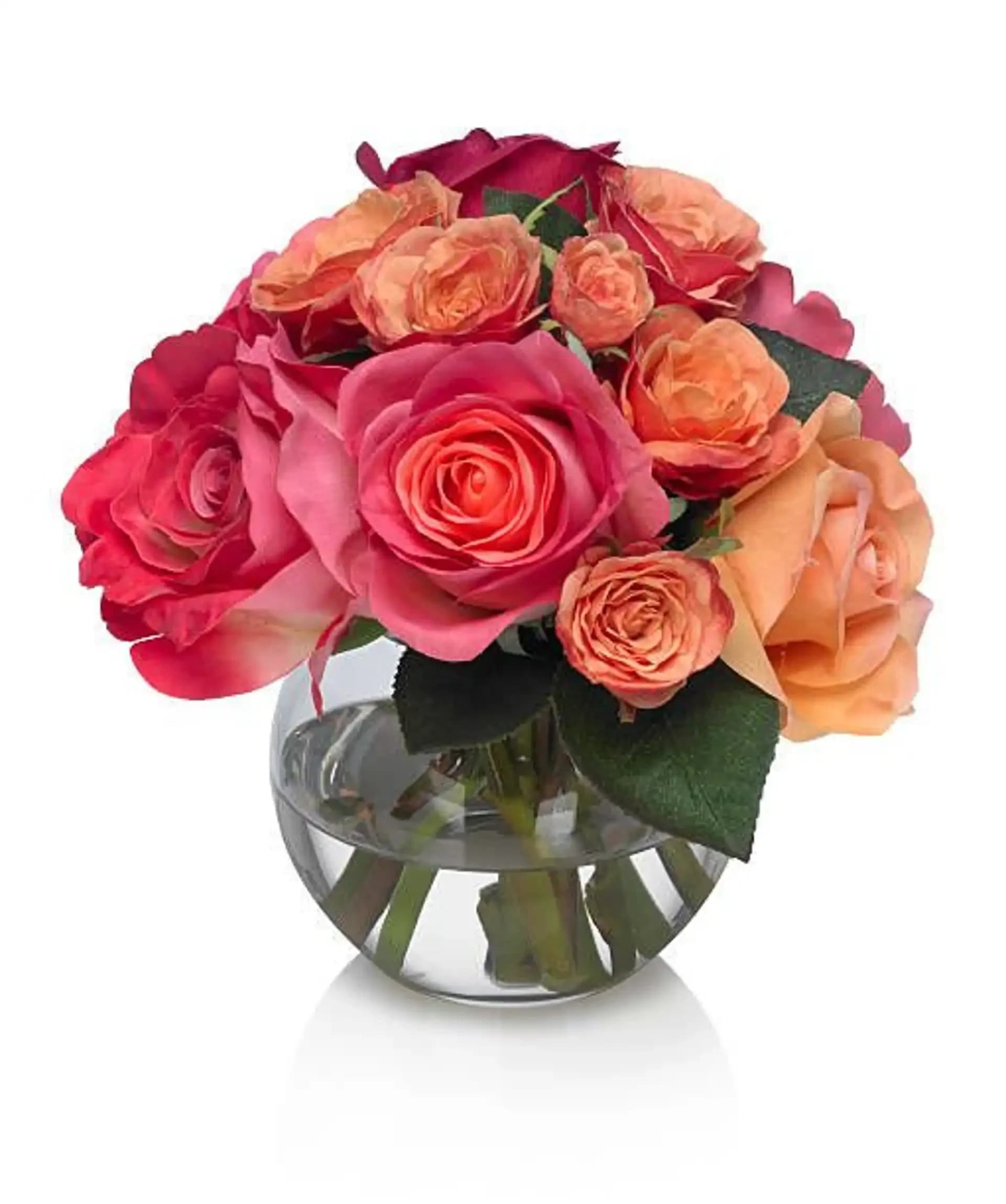 Finesse - Finesse! bouquet is a subtle bouquet of orange and mandarin colored roses.  Perfect for birthday, romance, and corporate gift.