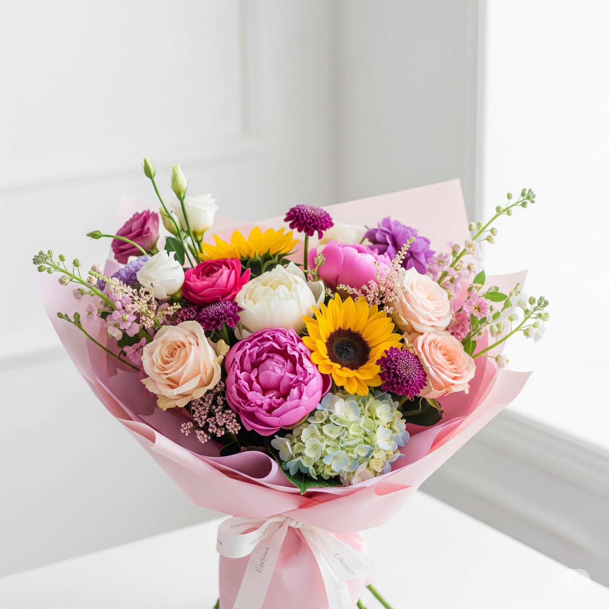 Summertime - Mixed floral bouquet highlighting seasonal florals