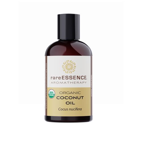 Organic Coconut Oil Organic Coconut Oil - rareESSENCE aromatherapy oil with a sweet, buttery, and natural coconut aroma (4 fl oz)