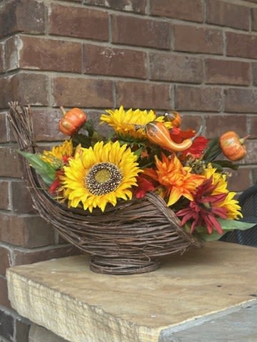 Fall Faux Corna Copa  - Horn or Corn Copa For a table arrangement or just because  