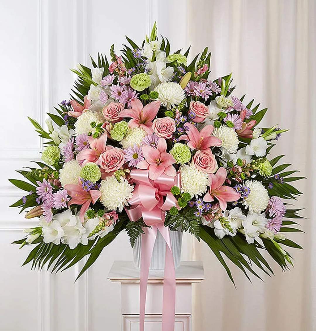 Pastel colors standing basket  - Pastel colors standing basket