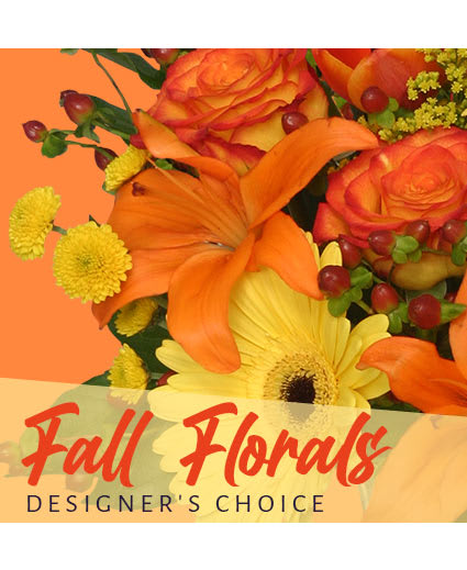 Fall Designers Choice Flower Arrangement - Florist of Omaha Fall Designers Choice Flower Arrangement - Florist of Omaha - A unique arrangement made by our artisans using the freshest flowers of the day. PLEASE NOTE: Designer's Choice product image does not necessarily reflect the finished item. This product consists of seasonal, market-fresh flowers, which will vary by the day.