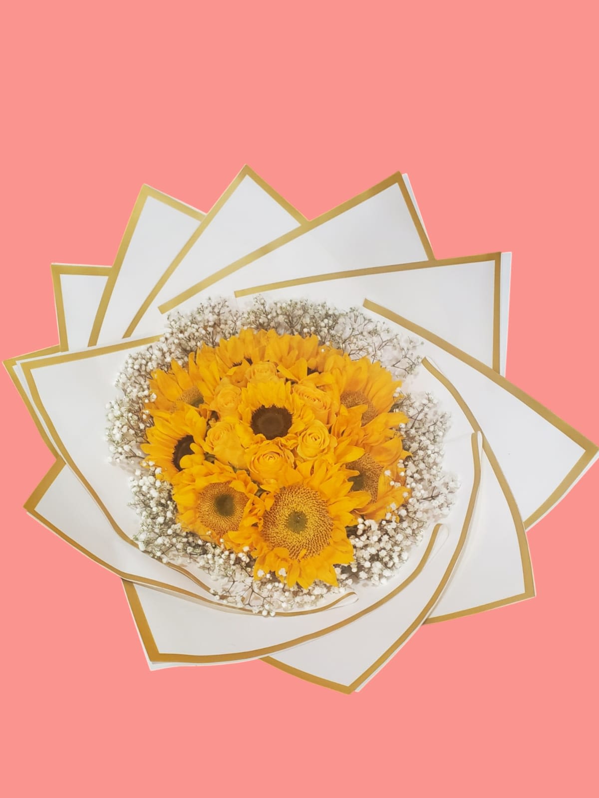buchon bouquet 3 - buchon bouquet of yellow flowers