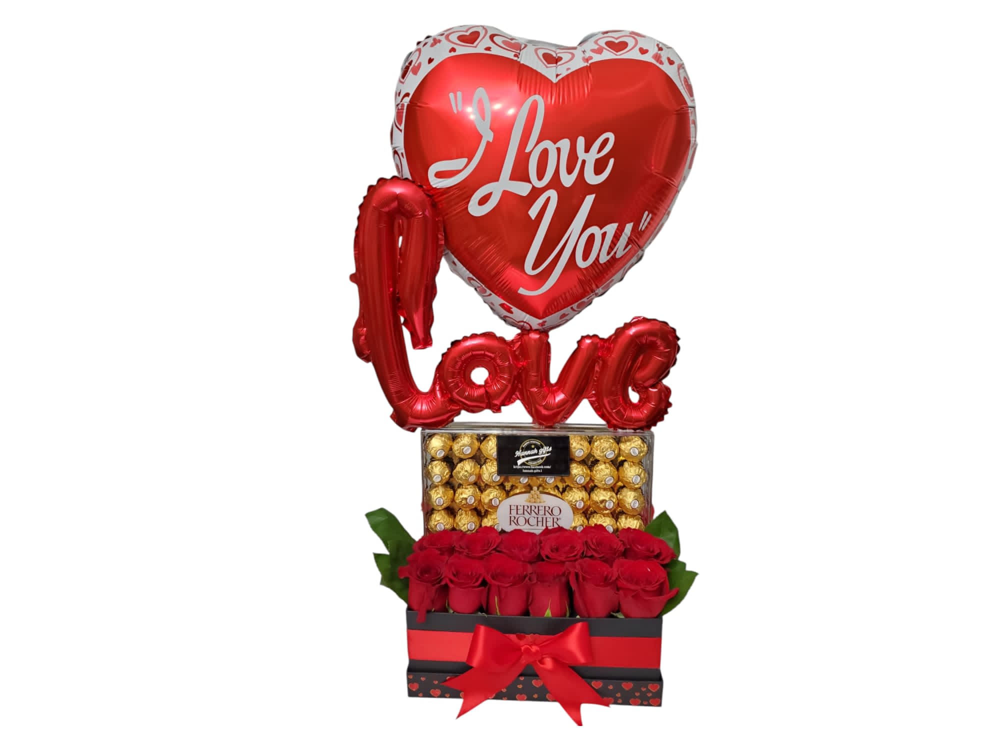 Sweet love - Sweet love an arrangement with roses big box of chocolates balloons can be for i love you oh for birthday