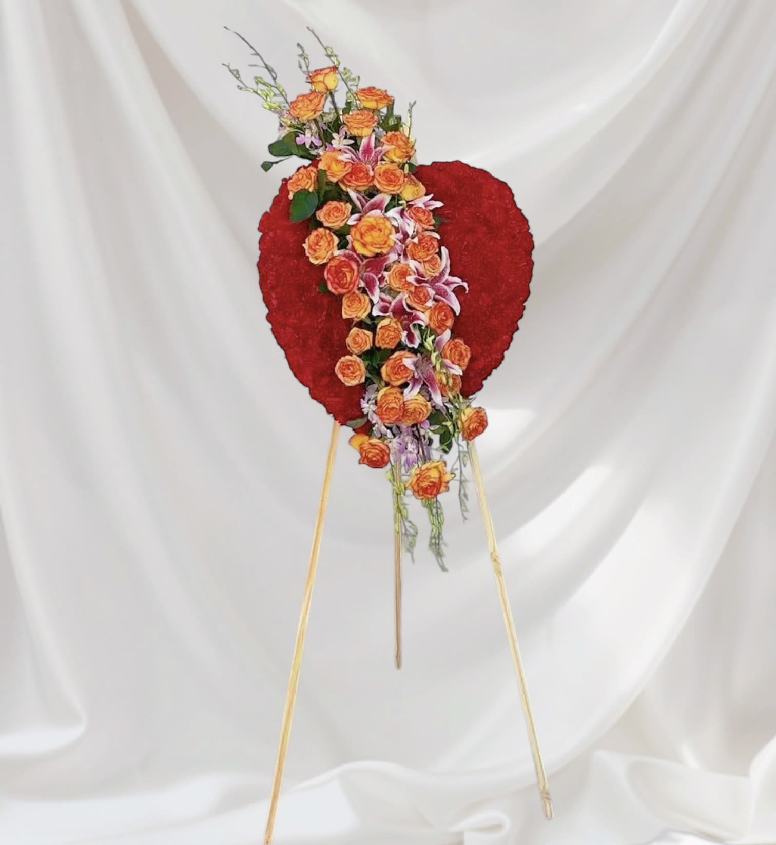 Full Heart Flower Stand Full Heart Flower Stand - Size Small Is 25”-26” Medium 27”-28” Large 30”-31”