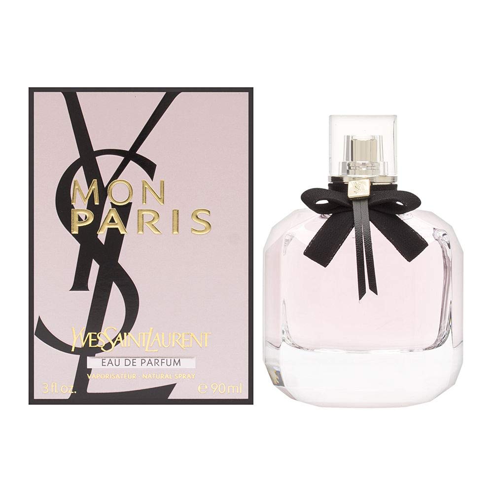 Mon Paris eau de parfum - MON PARIS, eau da perfum, 3fl. oz. 90ml Peony accord, white musk, datura accord, patchouli essence  original Yves Saint Laurent perfume, essential for every fine and beautiful woman, ideal for any occasion gift 