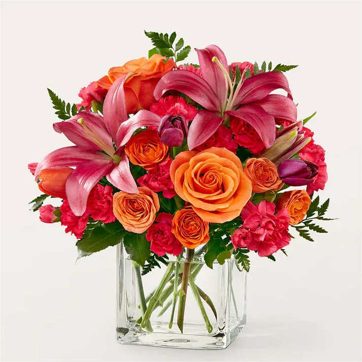 Lucky Lily Bouquet  - Express love, gratitude or sympathy with the Lucky Lily Bouquet that is sure to leave a lasting impression. Details Designed by florists, ready to display. For long–lasting blooms, replace the water daily. We suggest trimming the stems every couple days. Pet Safety Precautions: This bouquet or plant may include flowers and foliage that are known to be toxic to pets. To keep them safe, be sure to keep this arrangement out of your pet's reach.
