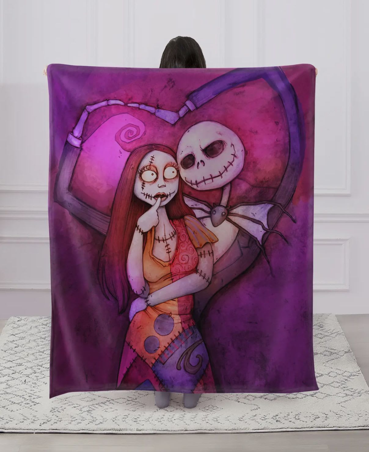 Skeleton Love Skeleton Love - Regal comfort one fly fox fur blanket. Blissfully soft to the touch with the deep blush as faux fur 50“ x 60“ size blanket as a theme to match every type of fan
