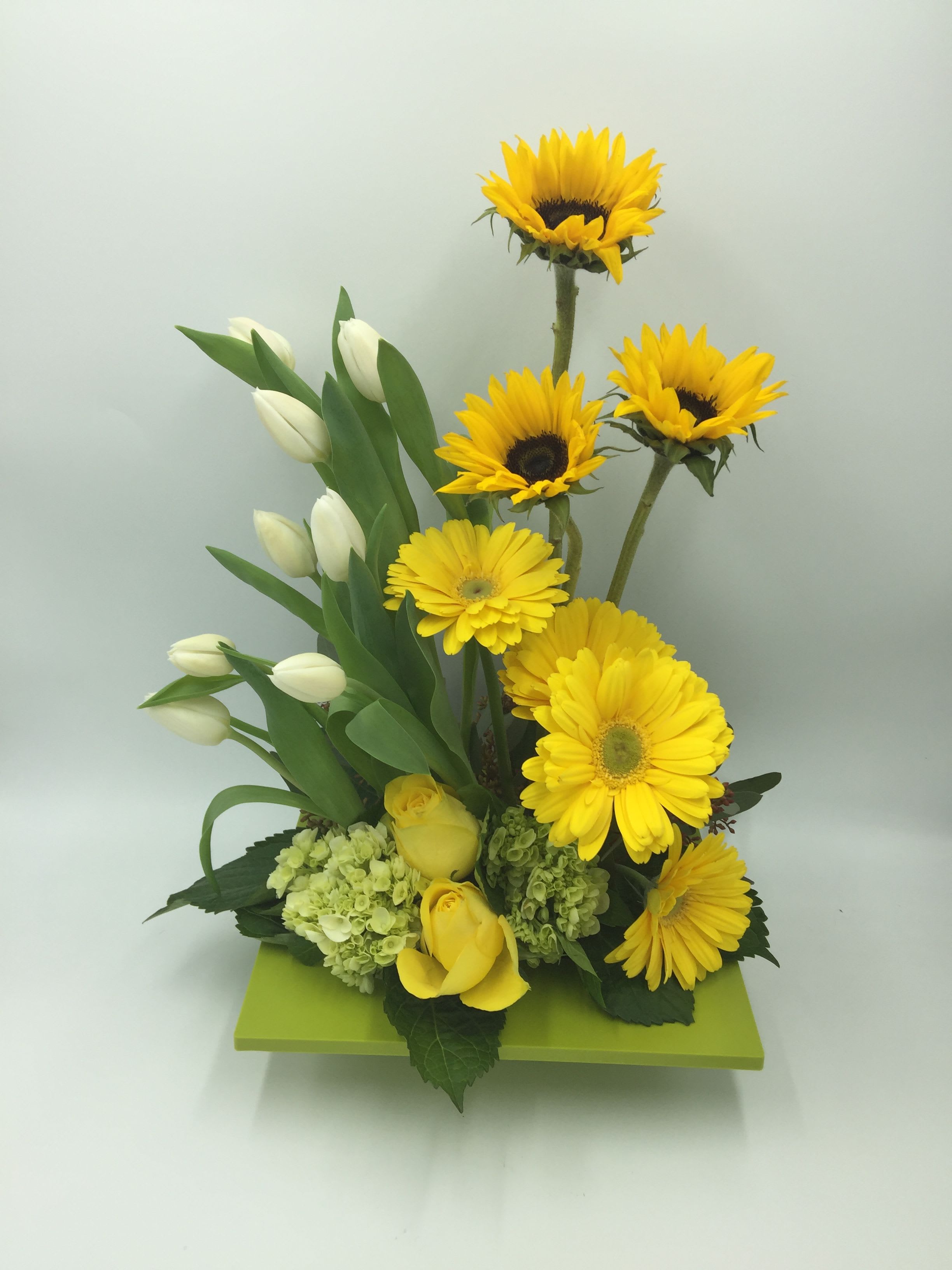 Garden of Sunshine - Gerberas,sunflowers and tulips what more could you ask for. So Beautiful