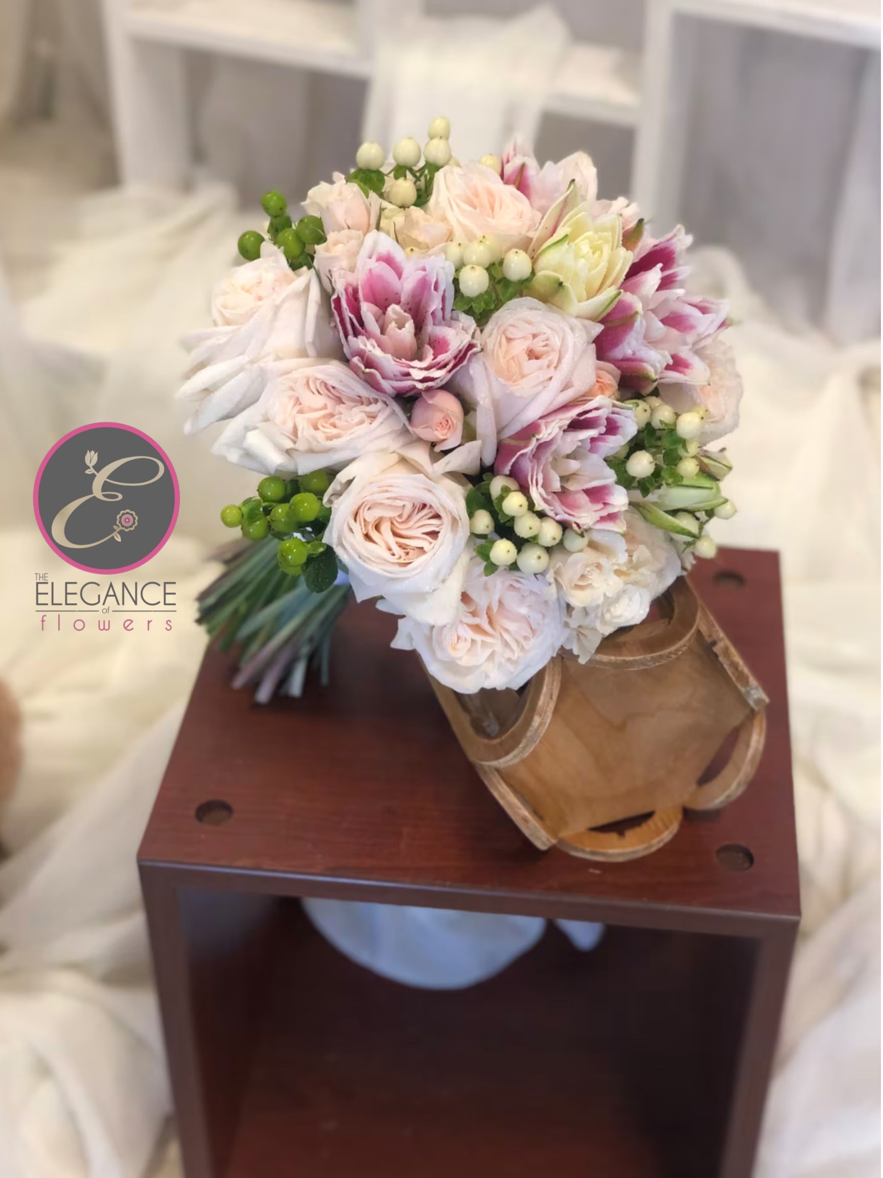 Bridal Bouquet #5 Bridal Bouquet #5 - Our hand-tied flower arrangements are thoughtfully designed to suit any occasion—perfect for brides, bridesmaids, prom, homecoming, proposals, or simply celebrating life’s special moments.