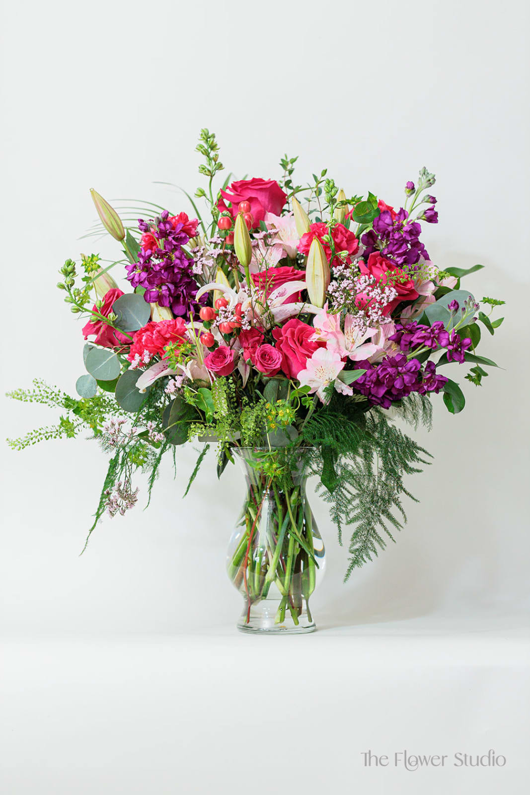 Lots of Love Lots of Love - A pink flower arrangement for a special person would typically feature a selection of flowers predominantly in shades of pink. The arrangement may be designed to evoke feelings of warmth, affection, and admiration, making it particularly suitable for expressing love, gratitude, or appreciation. Our artists hand-design each arrangement, so Flowers & Containers colors and style may vary due to local availability therefore we are unable to fulfill any requests for specific florals, colors, or containers/vessels.