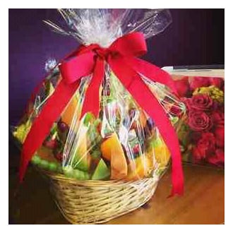 Laura's Mothers Day Fresh Fruit Edible Basket Laura's Mothers Day Fresh Fruit Edible Basket - Most Fresh Fruit Edible Arrangements contain Melon, Honeydew, strawberries, grapes, pineapple, oranges and apples. Our Mothers Day Special for fresh fruit arrangements will only be available for delivery for May 8th- May10th. We will not be delivering Fresh Fruit arrangements May 11th-May 15th. We will resume normal delivery after may 16th. Thank you. Please note, all of our fresh fruit arrangements are customized to fit every individuals different needs, we can change the fruit and or remove anything. Please let us know if there's any allergies.
