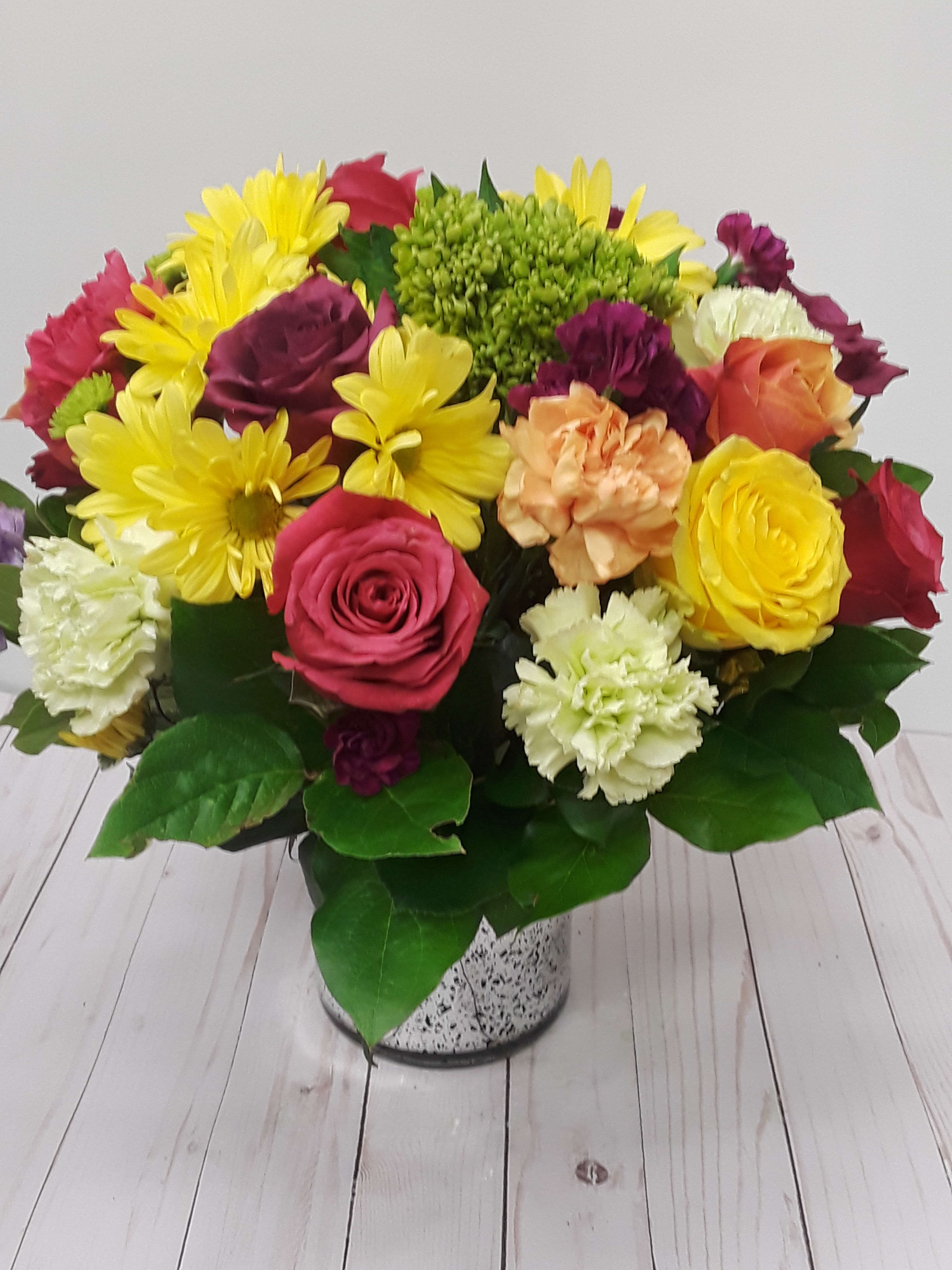  Bright and Happy  - Make your Mom smiling with this bright and happy bouquet!