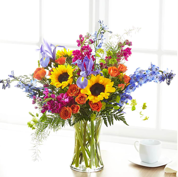 Rays of Life Bouquet - Show your loved ones how much you care with a bouquet full of bright, vibrant summer blooms.