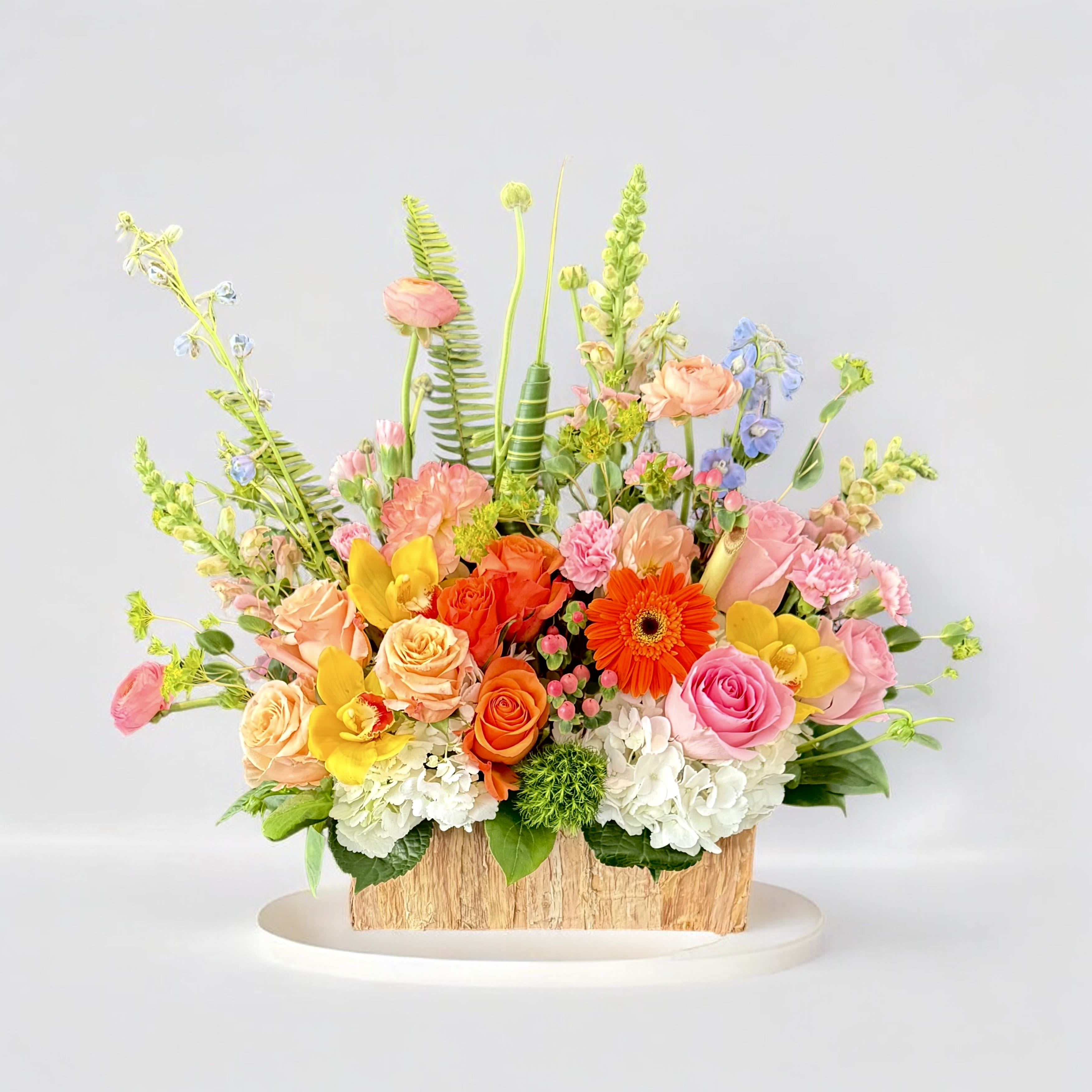 Peachy rainbow  - Colorful and warm 