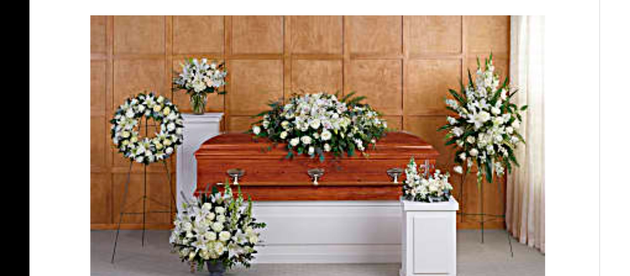 FAMILY SYMPATHY SET COLLECTION (6 PIECES TOTAL)  - COMES IN ALL COLORS - PLEASE SELECT THE COLOR SCHEME YOU WOULD LIKE IN THIS SECTION COMES WITH UP TO 8 CARNATION BOUTONNIERES FOR PALLBEARERS AND PREACHERS