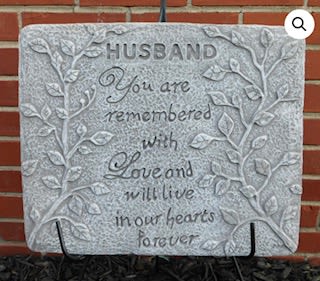 Husband Stone  - with stand - 16&quot; long