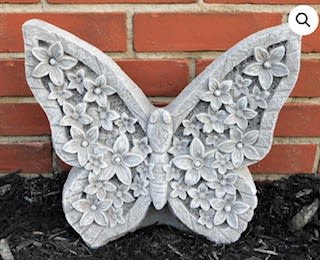 Butterfly Stand up Stone - 13&quot; tall