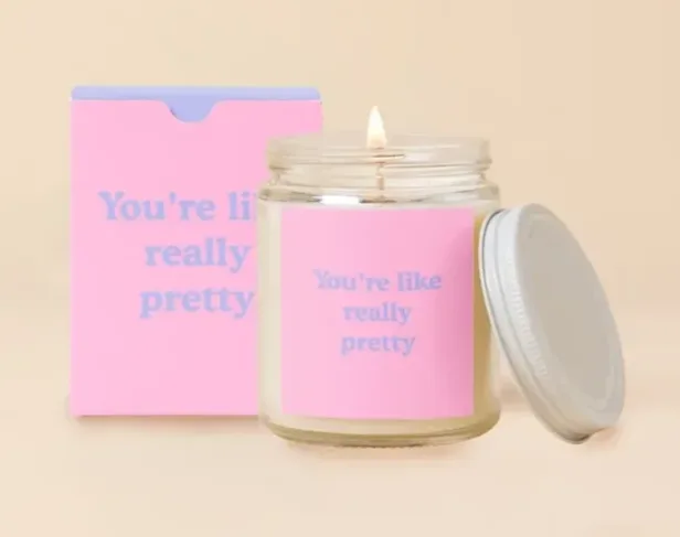 TOFT - Your Like Really Pretty Candle TOFT - Your Like Really Pretty Candle - About this product Need some affirmations to remember who you truly are? Light one of these Yippie Candles for yourself, or give one to your BFF to spread all the love and good scents. Clean, All Natural Soy-Based Wax (Paraffin-Free!) Paraben-Free Fragrances Cotton Wicks 8oz Glass Jar with Lid, Approx. 43 Hour Burn Time