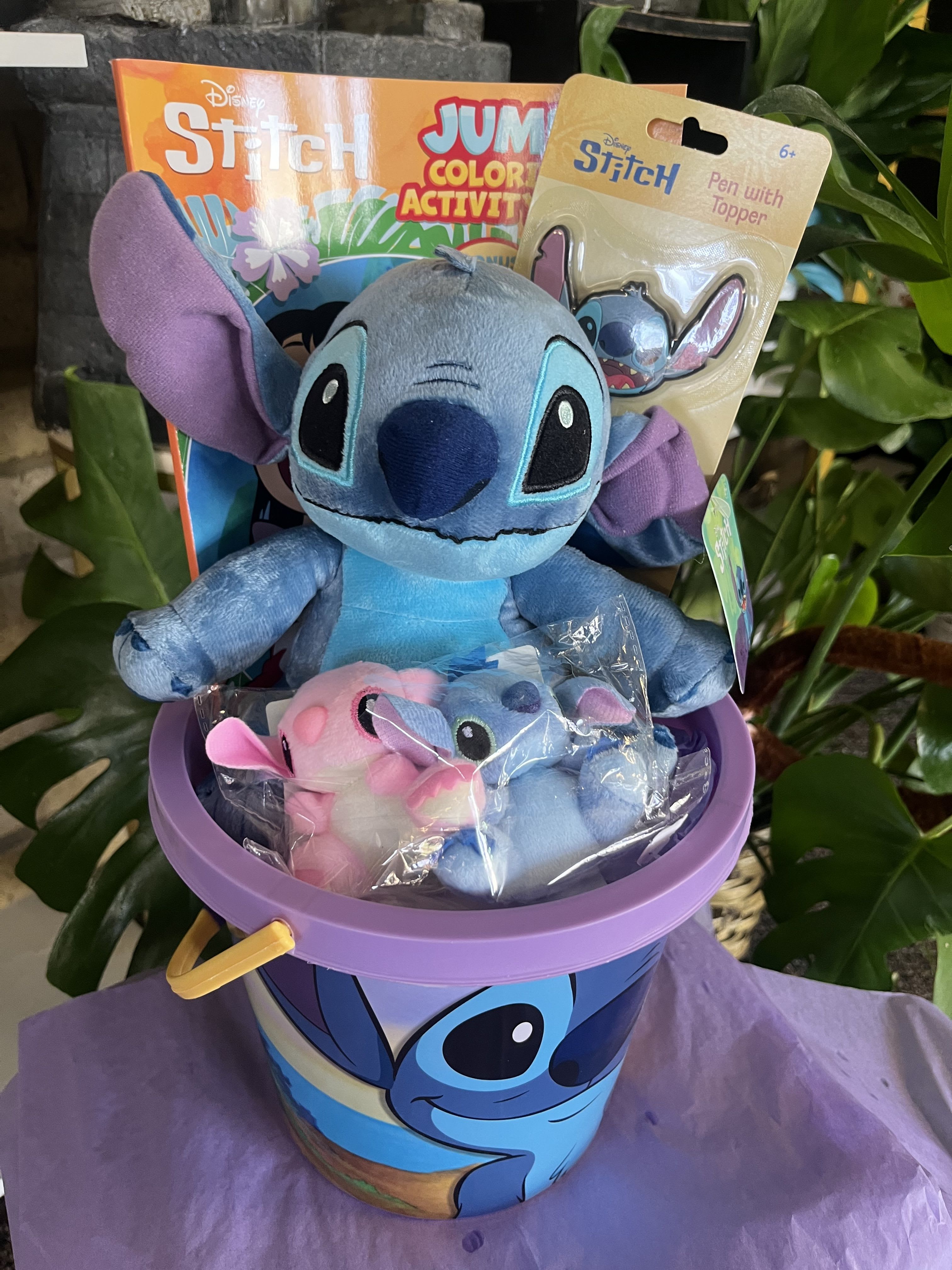 Lilo & Stitch Lilo & Stitch - Sand bucket with coloring book , pen and stuffed animals