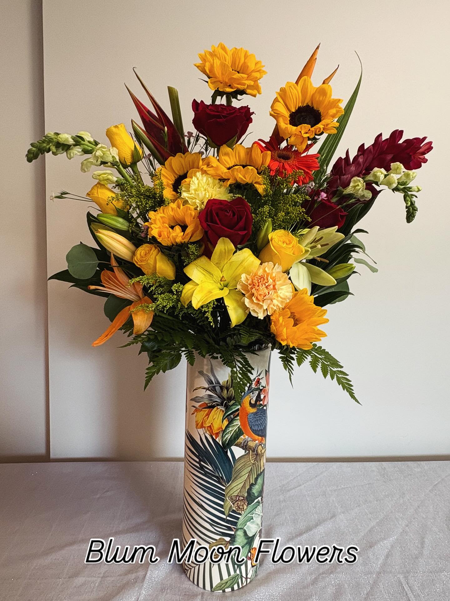 Tropical - special mixed and colorful flowers 