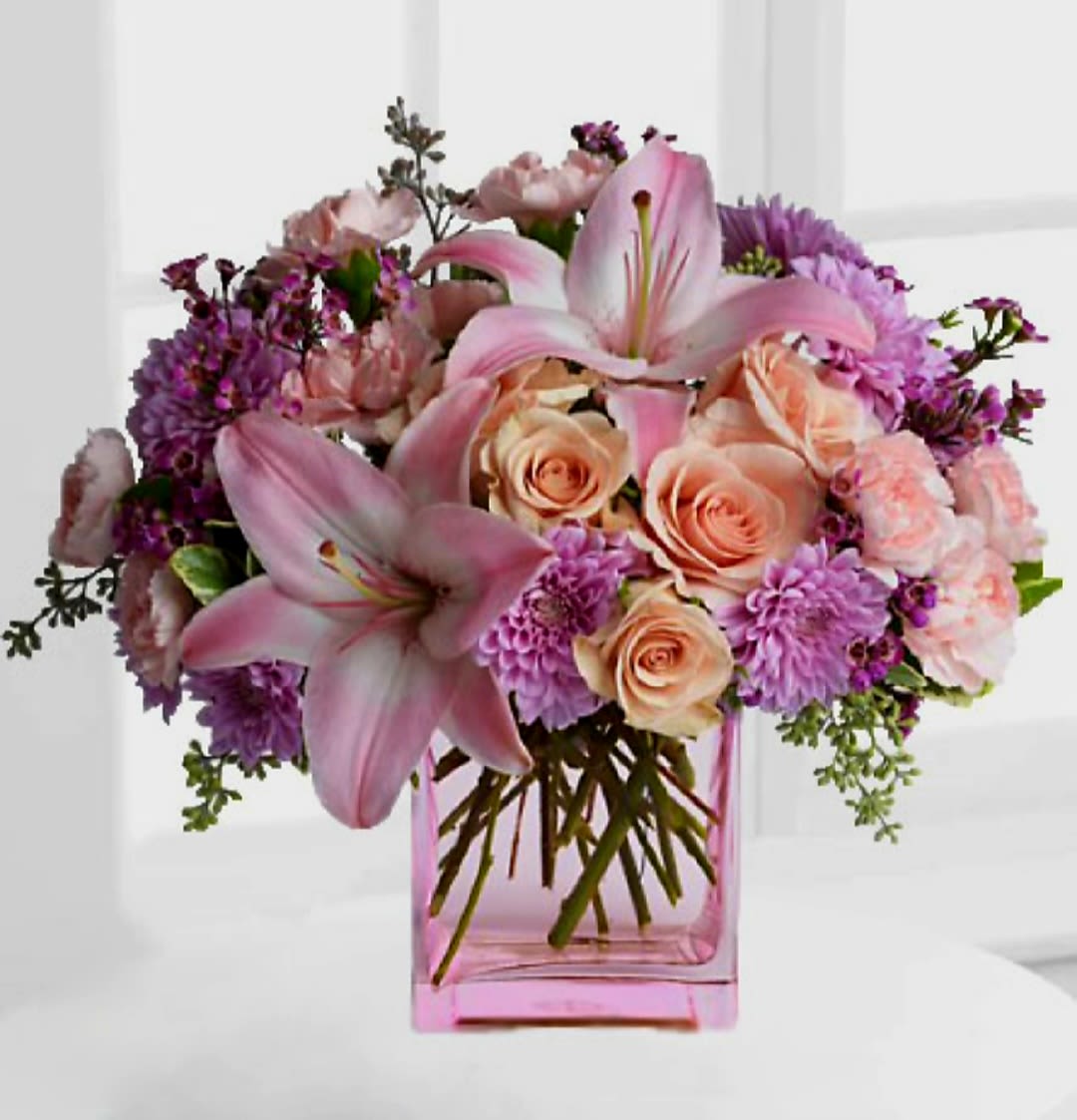 A Touch of Coral by Pretty in Petals - Any Occasion Arrangement 