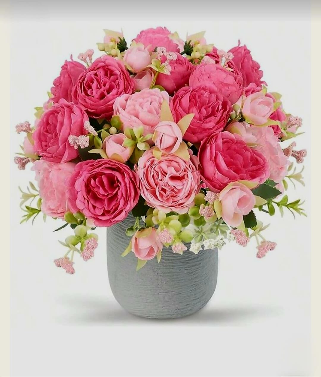 Pink Ice Cream by Pretty in Petals  - For the dreamy pink ice cream arrangement, we select our top-shelf flowers and create a custom design that resembles pink ice cream. This arrangement would look great anywhere in the house, or as a thoughtful gift for someone in your life. 18 roses.