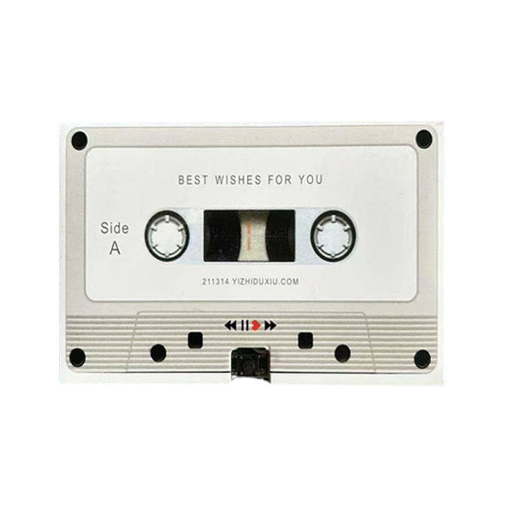 Audio Greeting Card  - Audio Greeting Card — Say It with Your Voice Make your gift truly personal with a voice-recorded message on cassette. Share your love, say what matters, or simply let them hear you — because sometimes a voice says more than flowers ever could.  We’ll beautifully wrap your words and include them with the bouquet — a keepsake they’ll want to replay again and again.