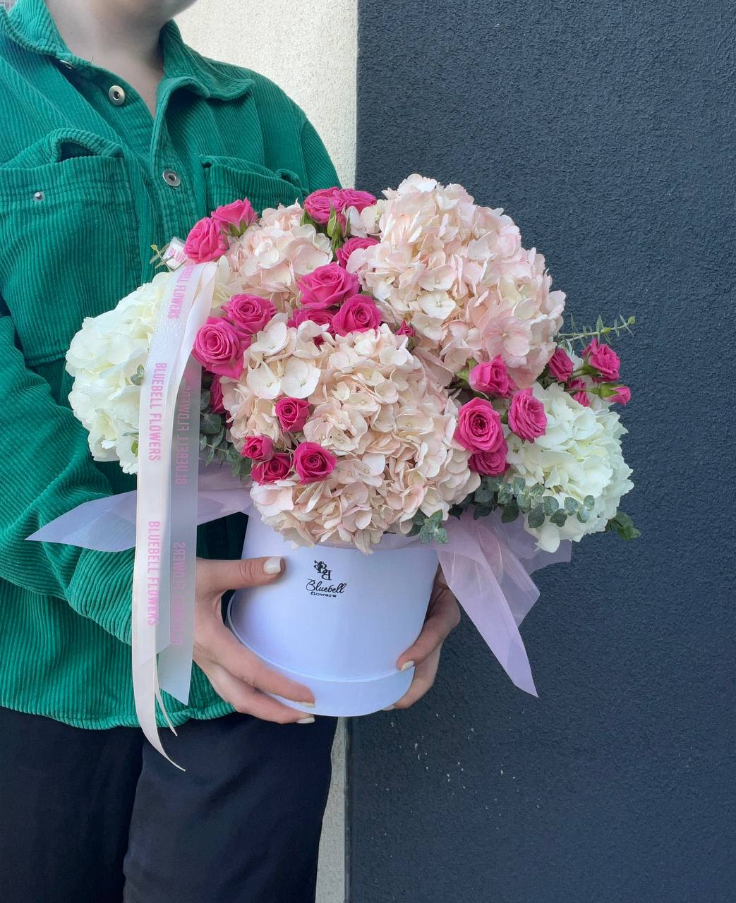 Cotton Candy Cloud - “Cotton Candy Cloud” is a whimsical bouquet reminiscent of sweet carnival treats. Soft pink hydrangeas form a dreamy, cloud-like arrangement, capturing the essence of playful romance. This delightful composition brings a sense of lightness and joy to any setting, making it perfect for celebrations or simply brightening your day. 