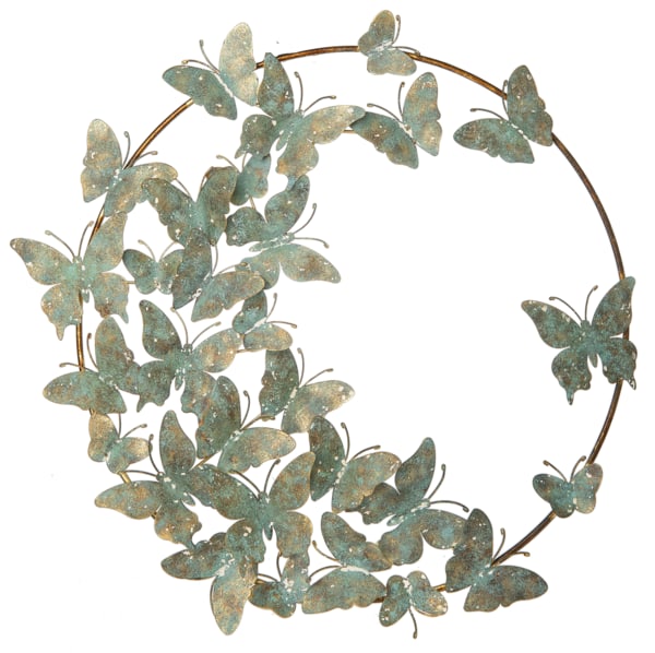 Metal Butterfly Wreath - Metal Butterfly Wreath