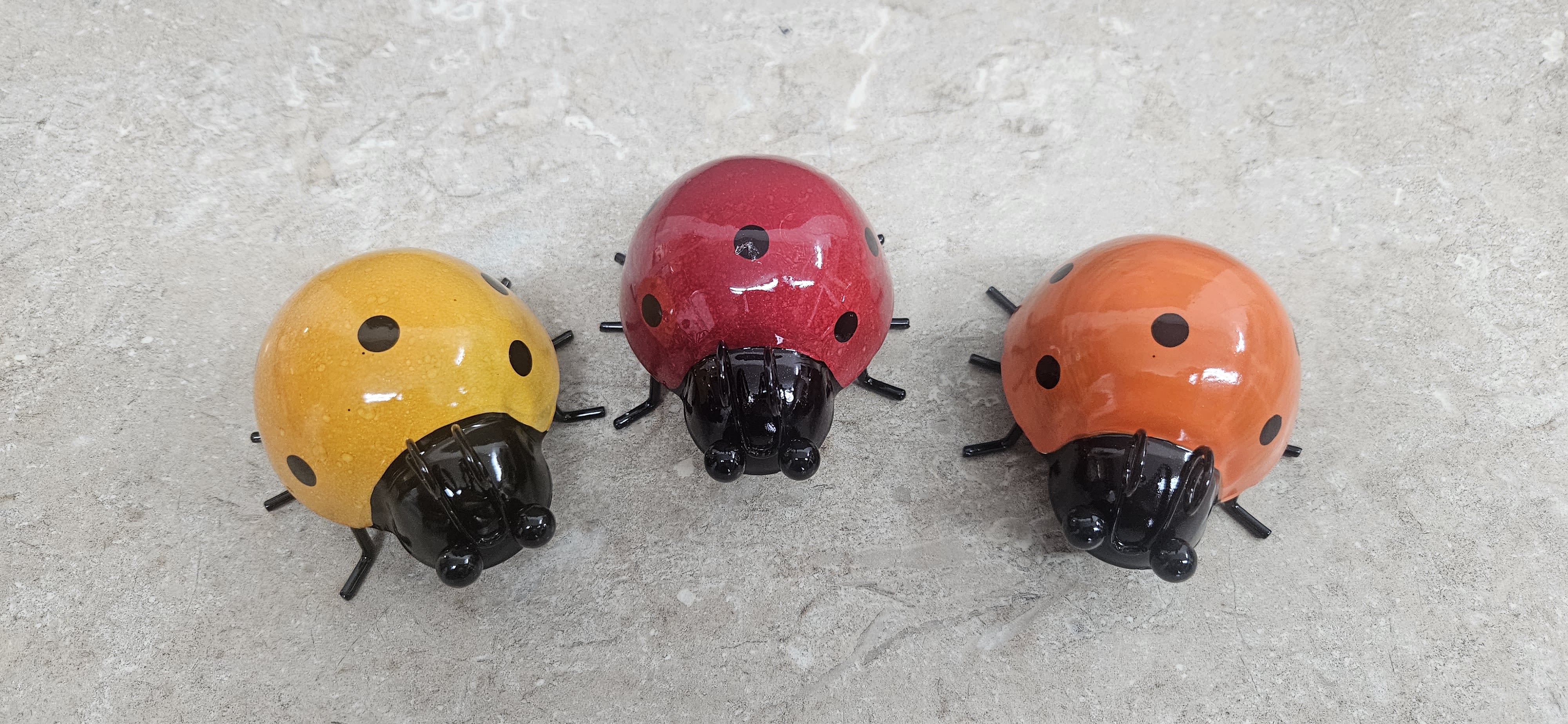 Lady Bug Set - Super cute lady bugs red, orange and yellow