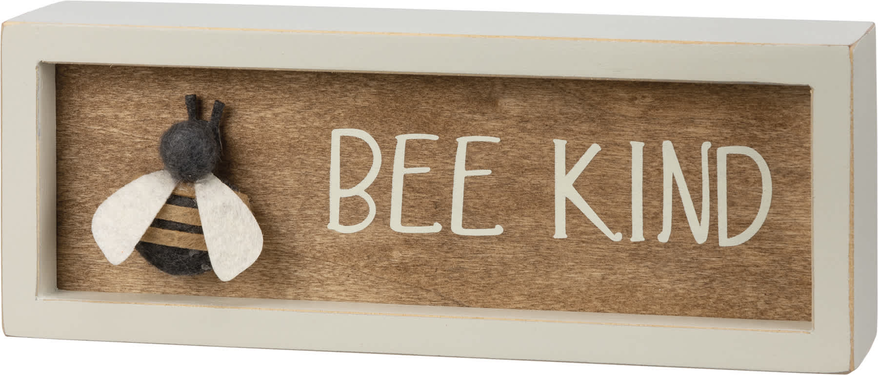 Box Sign Bee Kind Box Sign Bee Kind - Box Sign- Bee Kind Measures 8"x3"