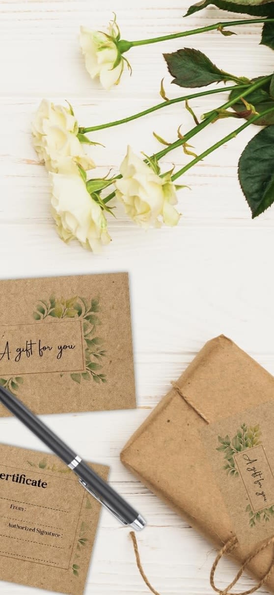 Gift Certificate - Give the gift that keeps on giving!  We can include this with a delivery, or we can mail this to anyone special in your life.  This can be sent anywhere in the United States. 